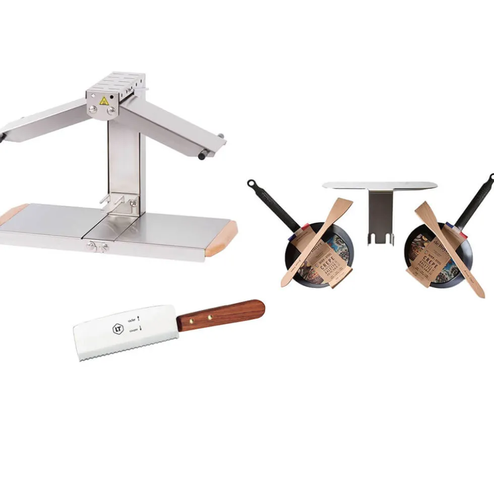 Appareil à Raclette Brezière avec kit Reblochade et Couteau INCLUS - Louis Tellier