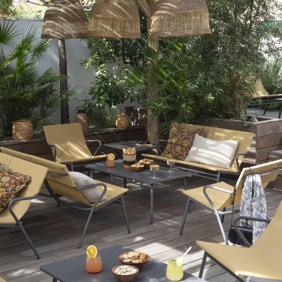 Banquette basse extérieure grand confort Horizon - LAFUMA