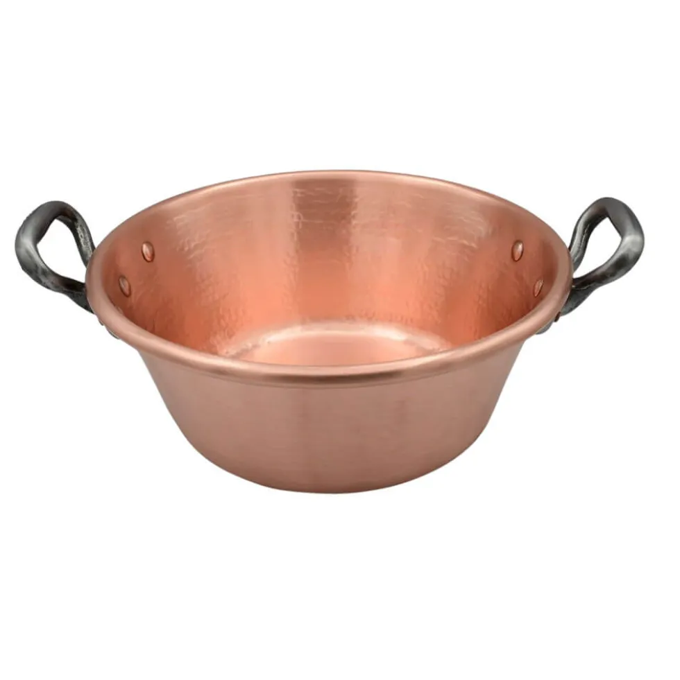 Bassine Confiture Cuivre 38 cm - ATELIER DU CUIVRE