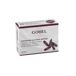 Boite de 10 cartouches pour siphon - GOBEL
