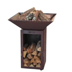 Bol à feu Cévenol Carré Acier CORTEN - GRILL CHIC