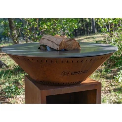 Brasero Classique 103 x 90cm CORTEN Simple Cuve - GRILL CHIC
