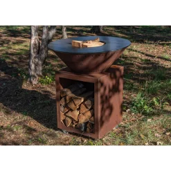Brasero Classique 83 x 90cm CORTEN Simple Cuve - GRILL CHIC
