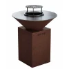 Brasero Cévenol Rond CORTEN 74 x 90 cm - GRILL CHIC