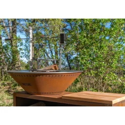 Brasero Traditionnel 100 x 90 cm CORTEN Simple Cuve - GRILL CHIC