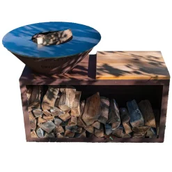 Brasero Traditionnel 100 x 90 cm CORTEN Simple Cuve - GRILL CHIC