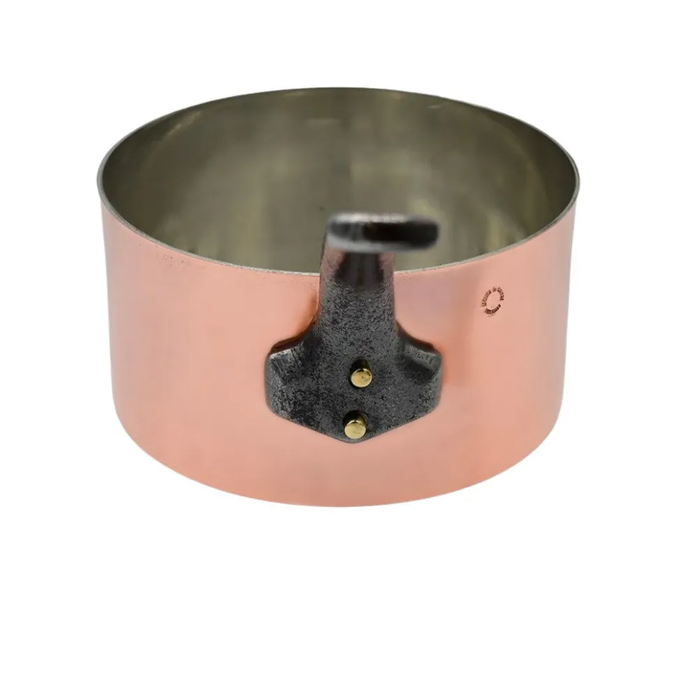 Casserole Cuivre Etamée 20 cm - ATELIER DU CUIVRE