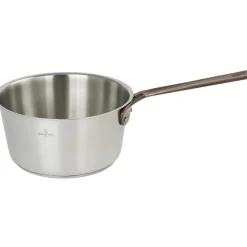 Casserole Inox Brossé Poignée Cuivrée - CRISTEL