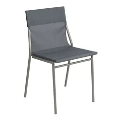 Chaise extérieure professionnelle structure titane Horizon - toile Batyline Duo - LAFUMA