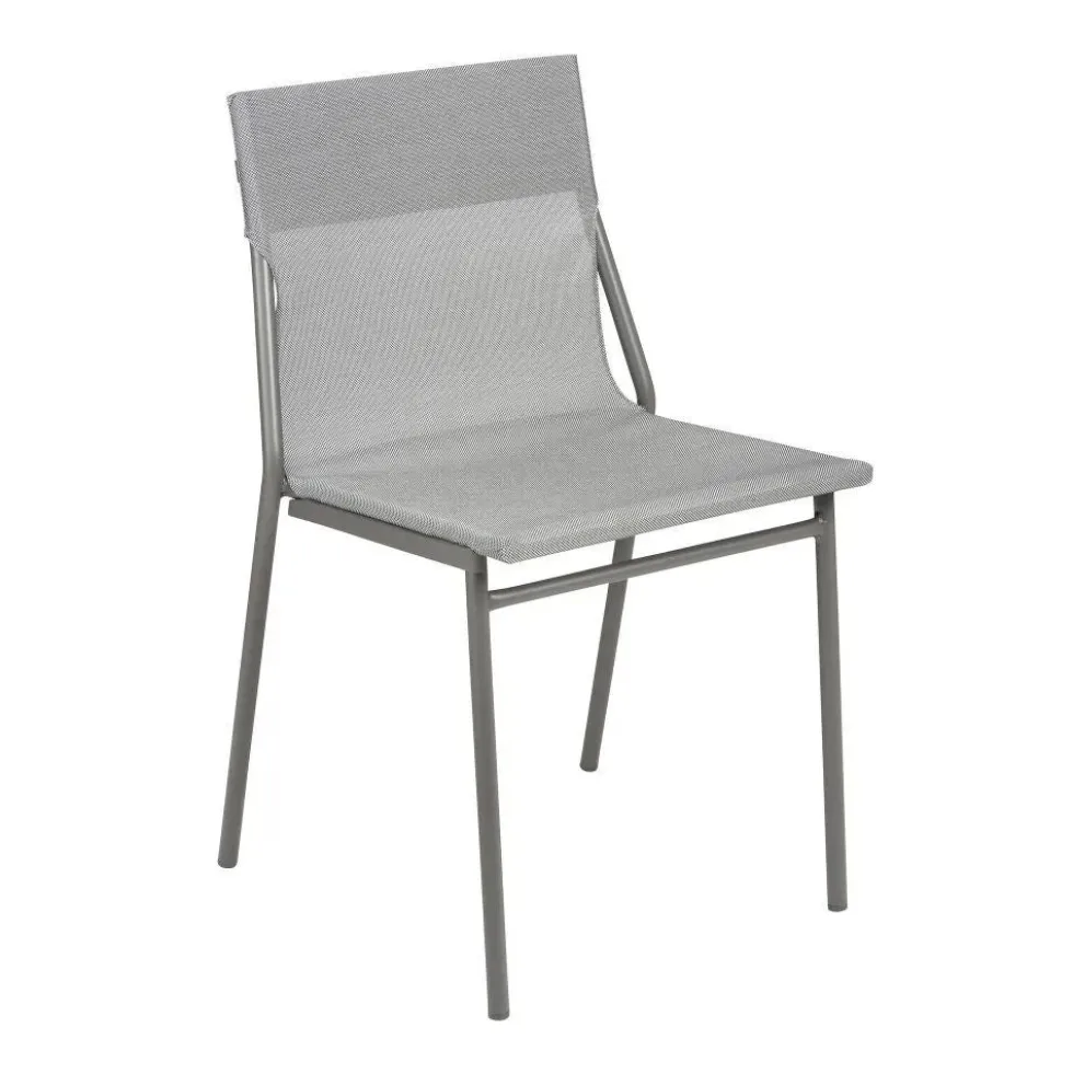 Chaise extérieure professionnelle structure titane Horizon - toile Batyline Duo - LAFUMA