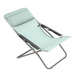 Chaise longue pliante bain de soleil TRANSABED toile Batyline DUO - LAFUMA