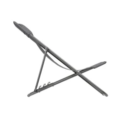 Chaise longue pliante compacte MAXI TRANSAT + toile Batyline DUO - LAFUMA