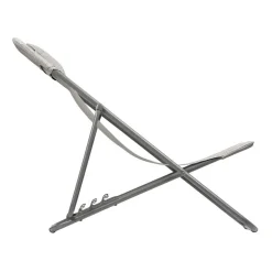 Chaise longue pliante compacte MAXI TRANSAT + toile Batyline DUO - LAFUMA