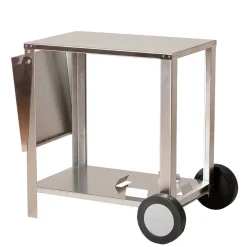 Chariot inox pour plancha 2 feux - PLANCHA TONIO