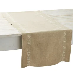 Chemin de table Bon Appetit Lin 45 x 140 cm - Charvet Editions
