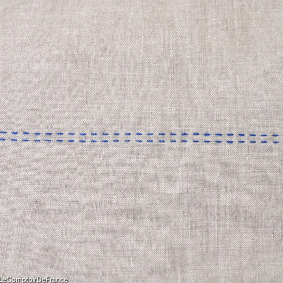 Chemin de table Rythmo 45 x 150 cm en Lin - Charvet Editions