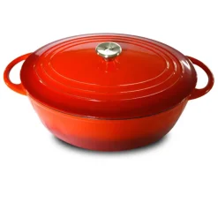 Cocotte en fonte ovale Tradition - BAUMALU