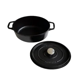 Cocotte Mijoteuse Fonte ovale noir Invicta