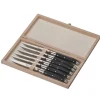 Coffret 6 Couteaux Le Thiers Avantage avec Manche Paperstone Noir - GOYON-CHAZEAU