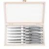 Coffret 6 Couteaux Le Thiers Avantage avec Manche Paperstone Gris - GOYON-CHAZEAU
