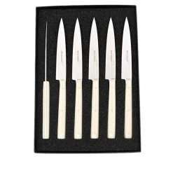 Coffret 6 couteaux Sakura Manche Composite Sable - Au Sabot
