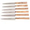 Coffret 6 couteaux Sakura Manche Olivier - Au Sabot