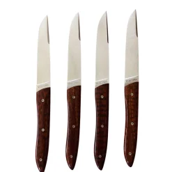 Coffret 4 couteaux UBAC bois d'amourette - PERCEVAL