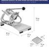 Coupe-Frites Professionnel inox sur socle - couteau inox + poussoir 8 mm - Louis Tellier