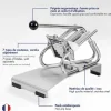 Coupe-Frites Professionnel inox - couteau inox + poussoir 13 mm - Louis Tellier