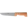 Couteau Boucher 22 cm Lame Carbone Manche en Hêtre - Au Sabot