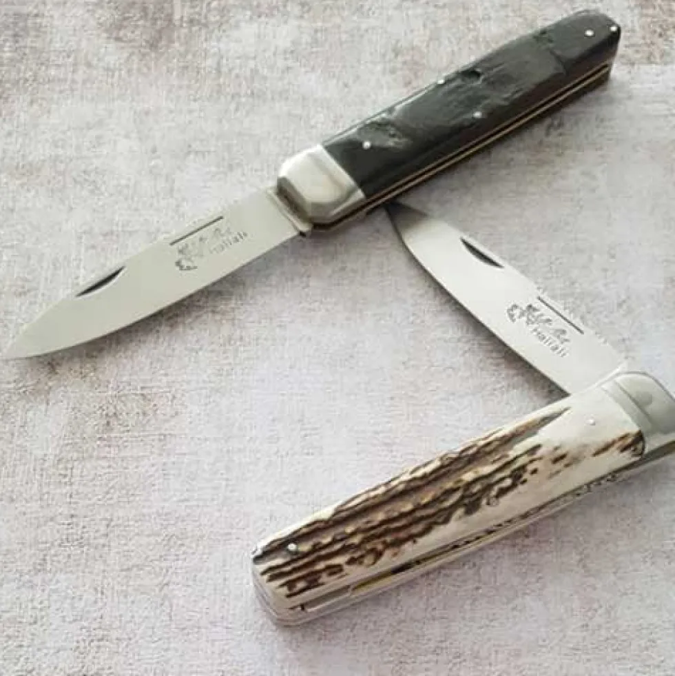 Couteau pliant Hallali Croûte de buffle 1 pièce - DOURIS CHASTEL
