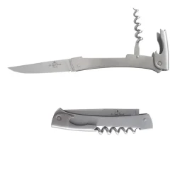 Couteau pliant Saint Vincent Inox avec Etui en cuir OFFERT - GOYON-CHAZEAU