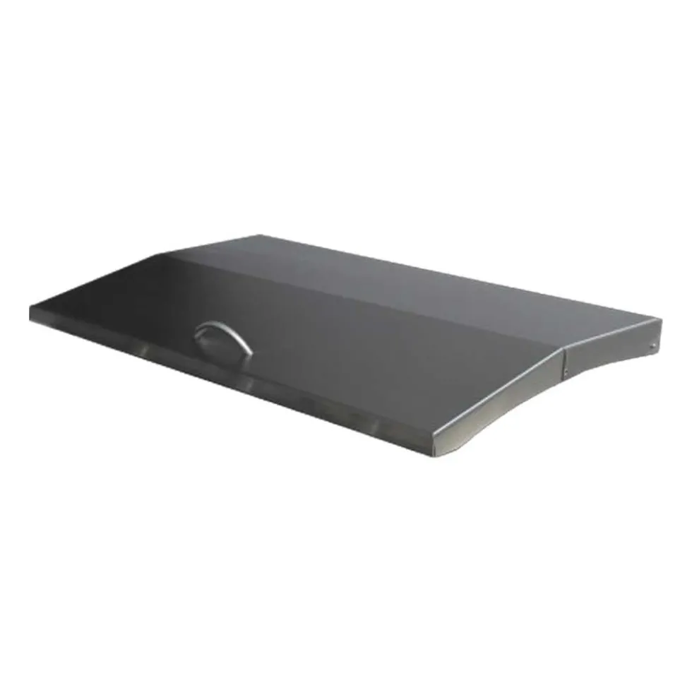 Couvercle en inox pour plancha LAGOA 2 feux - PLANCHA TONIO