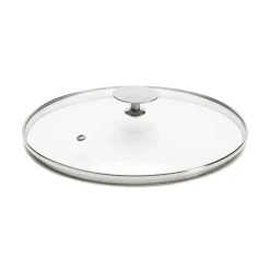 Couvercle en verre avec Pontet inox - DE BUYER