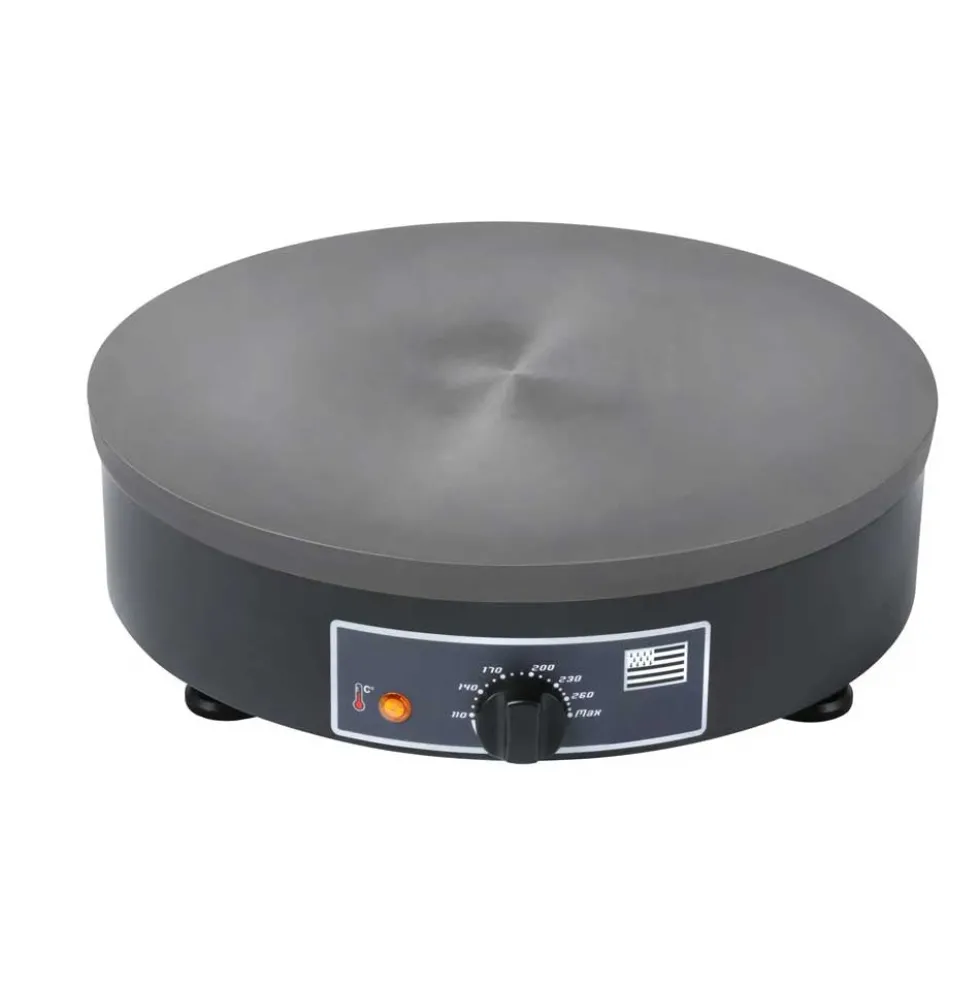 Crêpière professionnelle bretonne électrique noir - ROLLER GRILL