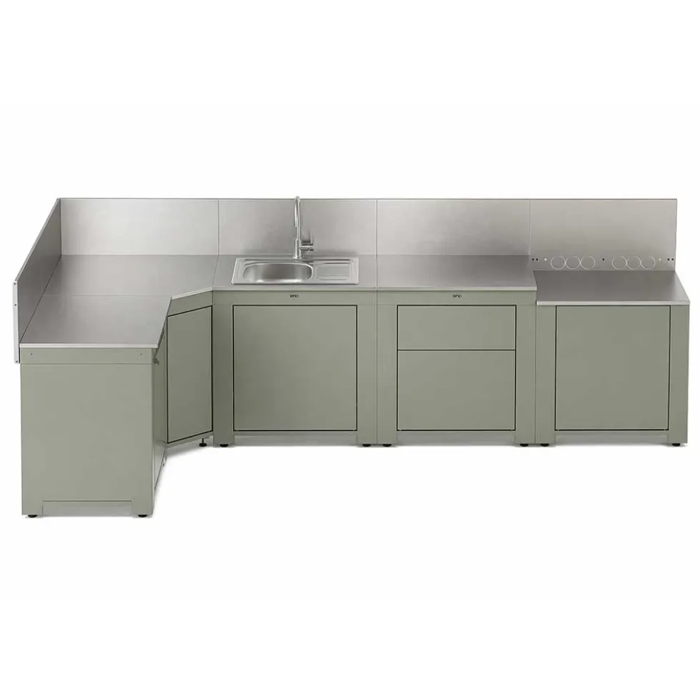 Cuisine COMFORT 5 Modules Vert Sauge - ENO