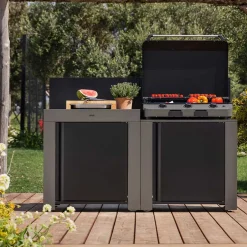 Cuisine Essential 2 Modules Gris Cargo - ENO