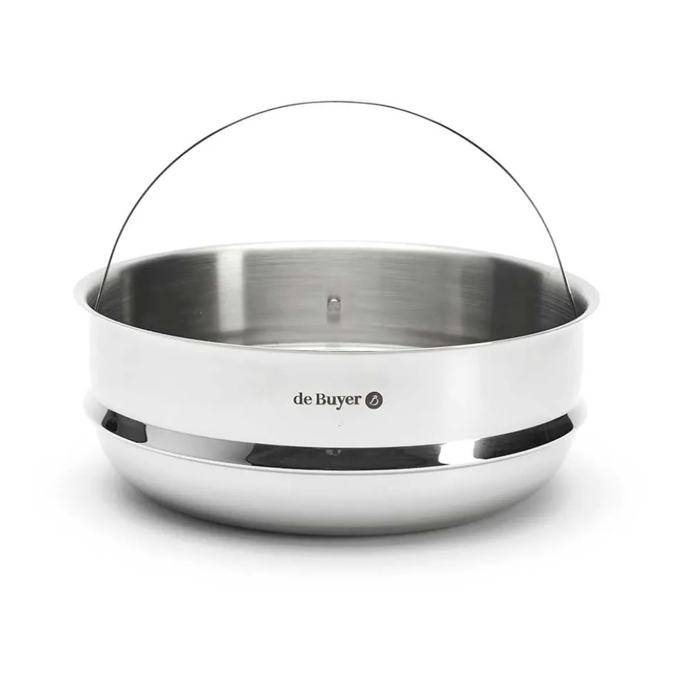 Cuit-vapeur en inox 24 cm - DE BUYER