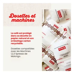 Dosettes de café Italian Style - Machine EOH - MALONGO