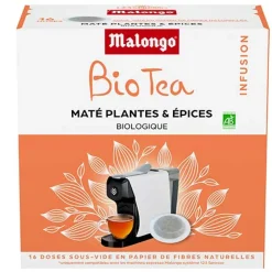 Dosettes infusion Maté, plantes et épices - Machine EOH - MALONGO