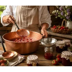 Ensemble Confiture Bassine Cuivre martelé Tous Feux Induction - BAUMALU