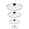 Ensemble de 4 Couvercles en verre bombé Cookway - CRISTEL