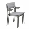 Ensemble table extensible et 6 fauteuils de jardin - LAFUMA