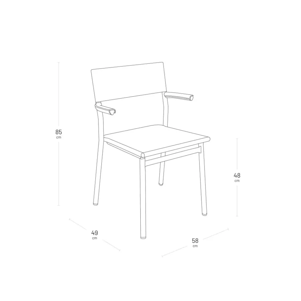 Ensemble table extensible et 8 fauteuils de jardin - LAFUMA