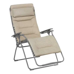 Fauteuil de relaxation multi position pliant FUTURA XL toile BeComfort - LAFUMA