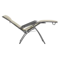 Fauteuil de relaxation multi position pliant BAYANNE toile Hedona - LAFUMA
