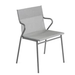 Fauteuil extérieur structure titane Horizon - toile Batyline - LAFUMA