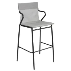 Fauteuil haut extérieur structure noire Horizon - LAFUMA