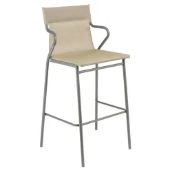 Fauteuil haut extérieur structure titane - toile Batyline Duo - LAFUMA