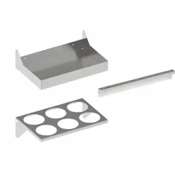 Kit 3 accessoires de rangement inox Chariot et Combo Enosign - ENO